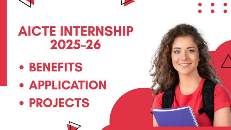 College students applying for AICTE Internship 2025–26 for real-world learning and industry exposure