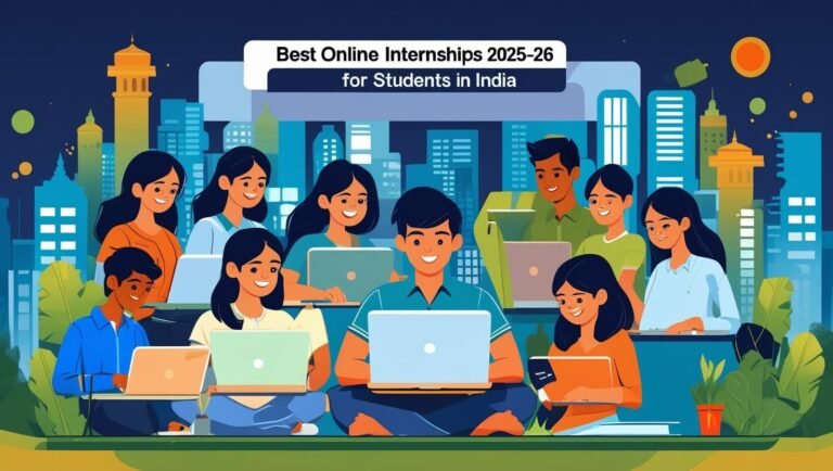 Best Online Internships 2025–26 for Students in India