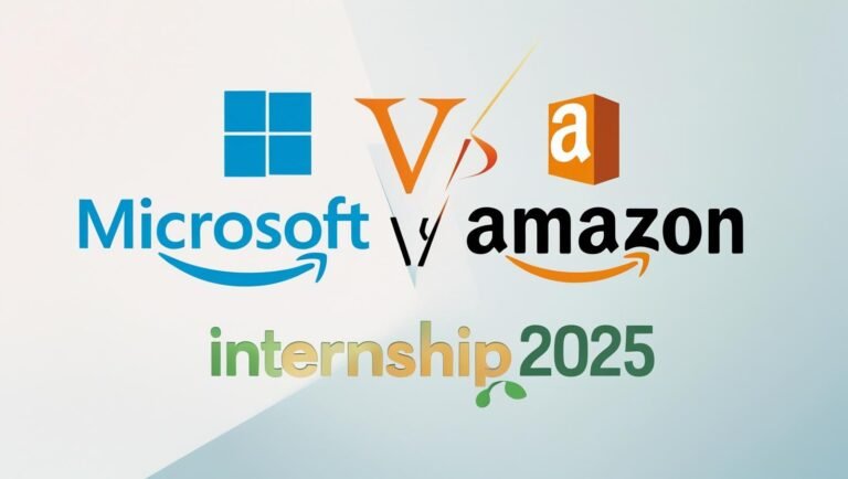 Microsoft vs Amazon Internship 2025