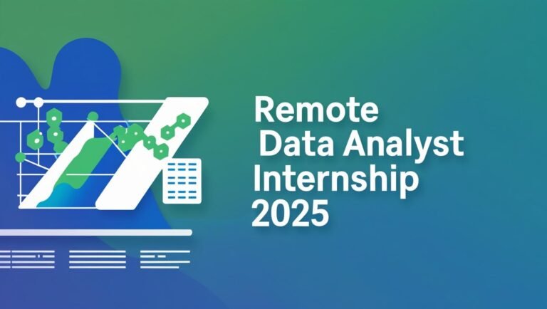 Remote Data Analyst Internship 2025