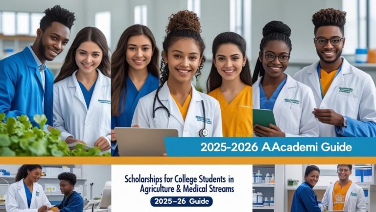 Scholarships for College Students in Agriculture & Medical Streams (2025–26 Guide)
