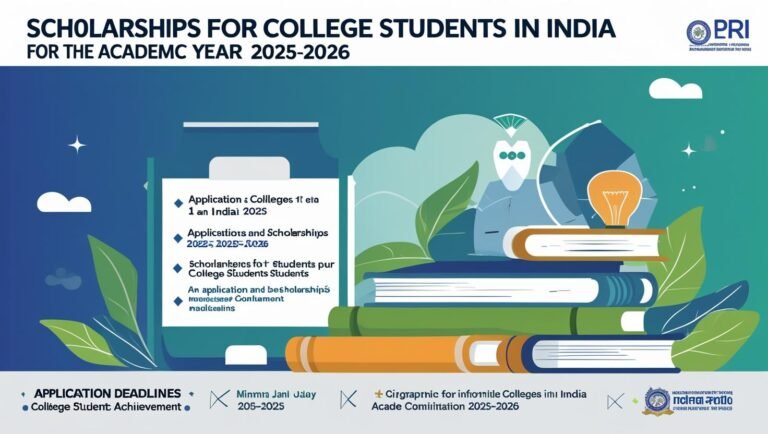 Scholarships for College Students in India (2025–26) – Infographic Script