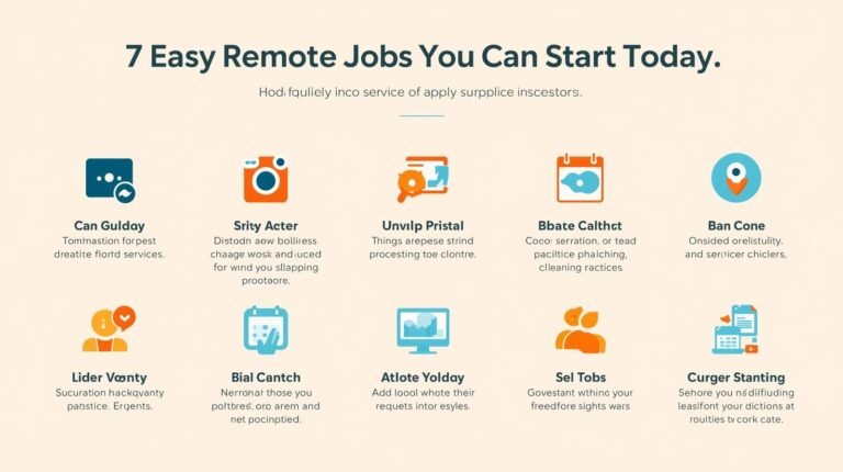 7 Easy Remote Jobs You Can Start Today