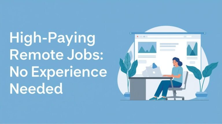 High-Paying Remote Jobs That Require No Experience in 2025-26
