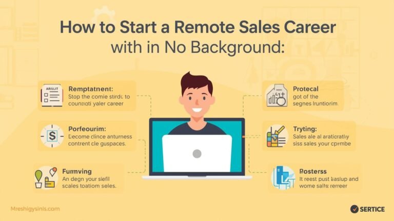 How to Start a Remote Sales Career With No Background