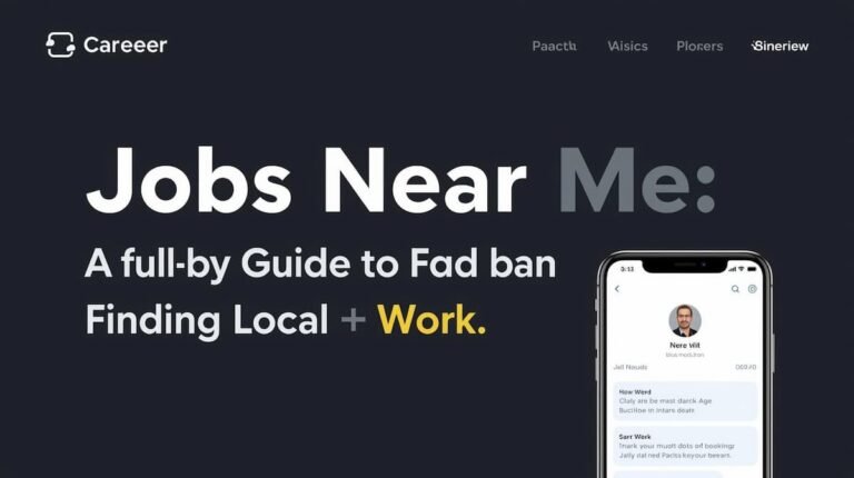 "Step-by-Step Guide to Finding Full-Time Jobs Near You in India"