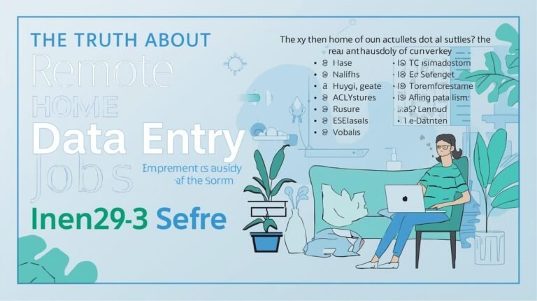 The Truth About Remote Data Entry Jobs in 2025-26