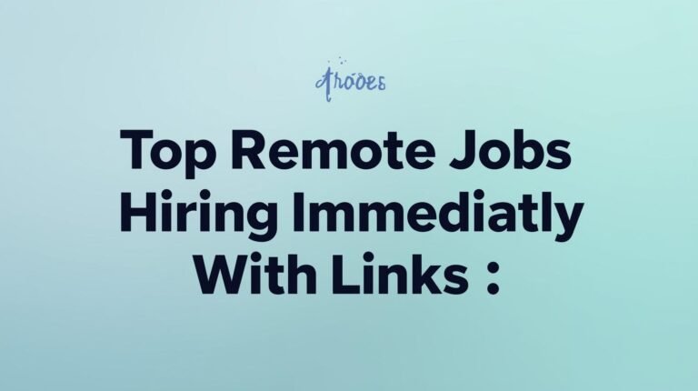 Top Remote Jobs Hiring Immediately (With Links)