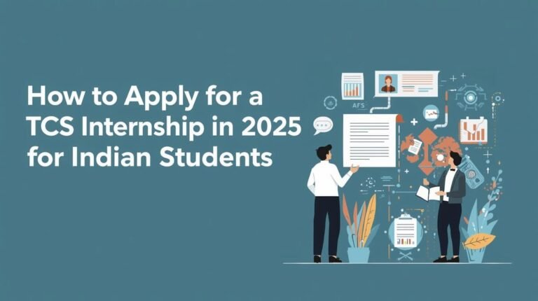How to Apply for a TCS Internship in 2025: Step-by-Step Guide for Indian Students