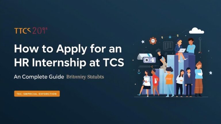 How to Apply for an HR Internship at TCS: A Complete Guide for Indian Students