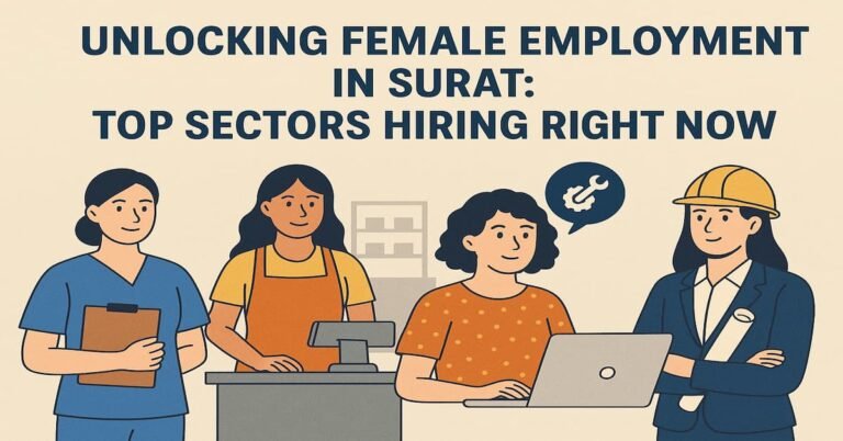 Women in Surat exploring career opportunities in various sectors