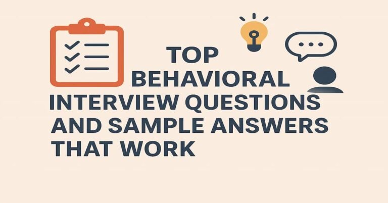 Candidate confidently answering behavioral interview questions using the STAR method